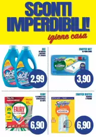 Volantino Determarket Pagina 5: Ace Detersivo Lavatrice €2,99, Swiffer wet refills €3,90