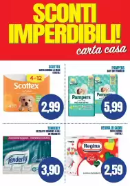 Volantino Determarket Pagina 8: Regina carta cucina di cuori €2,59, Fazzoletti comfort 4 veli €3,90