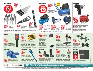 Canadian Tire flyer week 36 Page 16: Mastercraft 5" Vise with Locking Swivel Base €59,99