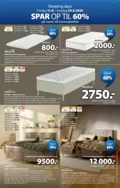 JYSK tilbudsavis Side 3: Dreamzone Driva springmadras €2.000,00, Dreamzone Kvenna + Brya boxmadras €2.750,00
