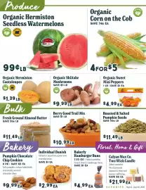 Market of Choice weekly ad week 36 Page 3: Individual Danish €2,99, Organic Shiitake Mushrooms €9,99