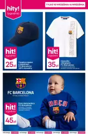 Pepco gazetka tydzień 37 Strona 2: Czapka męska z daszkiem FC Barcelona €25,00, Dres niemowlęcy FC Barcelona €45,00