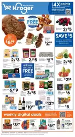 Kroger weekly ad week 37 Page 1: Personal Watermelons, Cantaloupe or Honeydew Melons €5,00