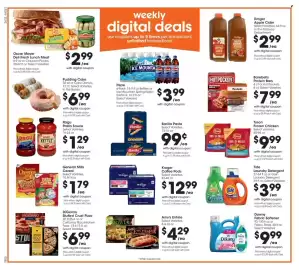 Kroger weekly ad week 37 Page 2: Oscar Mayer Deli Fresh Lunch Meat €2,99, Tyson frozen chicken select varieties €9,99