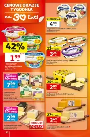 Auchan gazetka tydzień 37 Strona 22: Ser Szwajcar Królewiecki SM Spomlek €2,89, Ser Delikatny Président €1,99