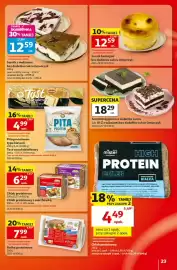 Auchan gazetka tydzień 37 Strona 23: Sernik z malinami bez dodatku cukru Gmurczyk €12,59