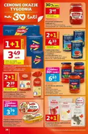 Auchan gazetka tydzień 37 Strona 28: Pomidory bez skóry w kawałkach, krojone z czosnkiem lub z bazylią Cirio €4,33