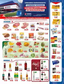 Folheto Shibata Supermercados Página 1: Filézinho sassaqui de frango aurora €16,99, Suco maguary seleção uva e maçã pet €8,99