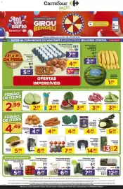 Folheto Carrefour Bairro Página 1: Brócolis ninja ferrara €4,99, Massa para tapioca orgânica BeijuBom €6,99
