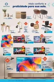 Folheto Sam's Club Página 5: Smart tv 75" hisense qled 4k 75q6qv €4.899,90, Relógio de parede Organood Bege/Marron €99,98