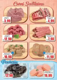 Volantino SuperOne Pagina 3: Costa di suino intera €4,99, Spezzatino di manzo €12,90