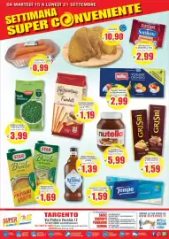 Volantino SuperOne Pagina 8: Friabili Grissini class Mulino Bianco €1,19, Grisbi Vicenzi €1,59