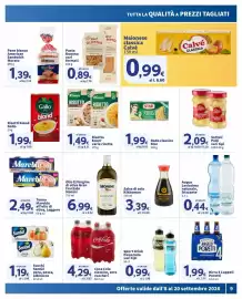 Volantino Ok Sigma Pagina 9: Coca Cola classica, zero zuccheri €4,29, Olio E/Vergine di oliva Gran Fruttato Monini €6,99