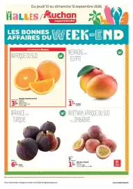 Catalogue Auchan Supermarché | Les bons plan du week end dans votre super page 1: FRUIT DE LA PASSION €1,20, MANGUE €1,79