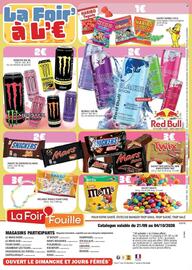 Catalogue La Foir'Fouille page 16: MONSTER ENERGY €2,00, Snickers Mars €2,00