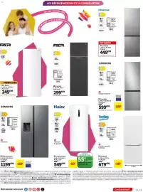 Catalogue Conforama page 13: FAR Réfrigérateur €249,99, Haier Cong.armoire €549,00