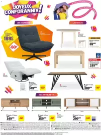 Catalogue Conforama page 4: Fauteuil pivotant Alto €189,99, Myla Table fixe €289,99