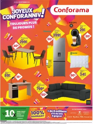 Catalogue Conforama (valable jusqu'au 28-09)