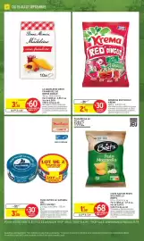 Catalogue Intermarché page 12: PETIT NAVIRE THON ENTIER AU NATUREL €3,88, Brets Chips Saveur Pesto Mozzarella €1,30