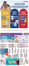 Jean Coutu flyer week 37 Page 9: Carte des os calcium magnesium zinc €8,99, Neocitran complete cold €11,49