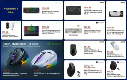 Canada Computers flyer Page 5: Asus rog gladius iii wireless gaming mouse €94,99