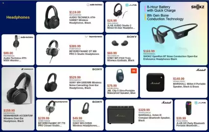 Canada Computers flyer Page 6: Shokz openrun bt bone conduction open-ear endurance headphones black €169,99