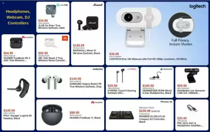 Canada Computers flyer Page 7: Hyperx cloud ii gaming earbuds €29,99, Jbl vibe beam 2 true wireless noise cancelli... €69,99