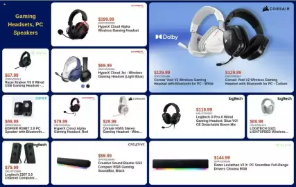 Canada Computers flyer Page 8: Corsair Corsair HS55 Stereo Gaming Headset €29,99