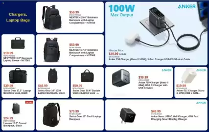 Canada Computers flyer Page 9: Swiss Gear 17.3" Laptop Business Case, Black €39,99