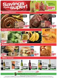 Spar catalogue Page 2: Fat Bastard Sauvignon Blanc or Chardonnay €99,99, Freshline Bananas €16,99