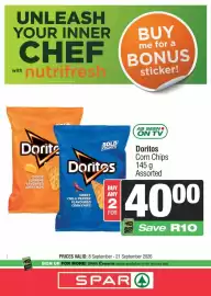 Spar catalogue Page 6: Doritos Corn Chips Assorted €40,00