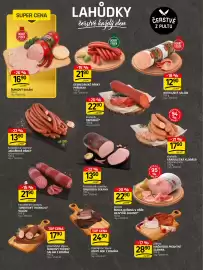 Flop leták týden 37 Strana 2: Šunkový salám 100g €16,90, DEBRECÍNSKÉ PÁRKY PRÉMIUM €21,90