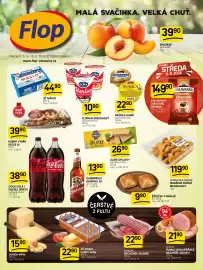 Flop leták týden 37 Strana 1: Madeta jihoceske maslo €44,90, Jč eidam uzený 44% €22,90