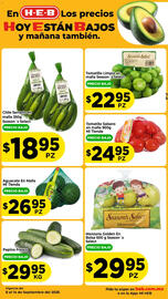 Folleto HEB Página 2: Season's Select Manzanas €29,95, Season's Select Chile Serrano €18,95