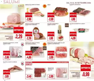 Volantino Pan Pagina 10: Salame Campagnolo Saper di Sapori €1,88, Prosciutto crudo-coppa-salame Storie di Gastronomia €3,99
