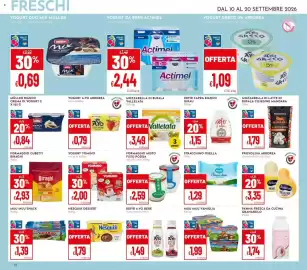 Volantino Pan Pagina 12: Stracchino Osella €1,29, Mozzarella di bufala Vallelata €3,49