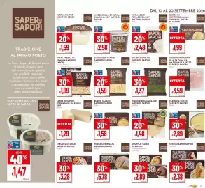 Volantino Pan Pagina 17: Mozzarella di Bufala Campana DOP Saper di Sapori €2,58, Farinata di ceci Saper di Sapori €2,89
