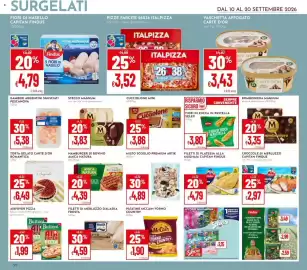 Volantino Pan Pagina 22: Filetti di platessa alla mugnaia capitan findus €4,79, Gamberi argentini sgusciati Pescanova €5,38