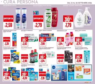 Volantino Pan Pagina 23: Collutorio Colgate Plax Fresh & Protect/sbiancante carbone €2,99, Bagnodoccia Cléo €1,94