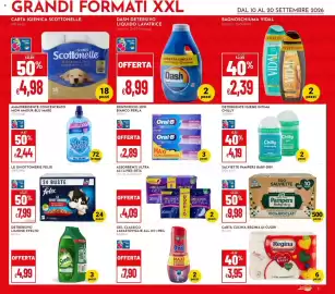 Volantino Pan Pagina 5: Carta igienica Scottonelle €4,98, Dash detersivo liquido lavatrice classico €8,99