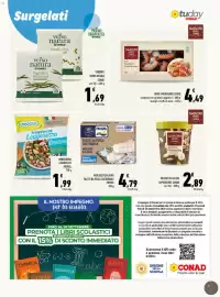 Volantino Conad Tuday Pagina 11: Merluzzo d'Alaska filetti da pesca sostenibile Frost €4,79
