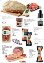 Volantino Conad Pagina 14: Culatta al forno alle erbe Saporidintorni Conad €2,29, Würstel Meraner Saporidintorni €1,89