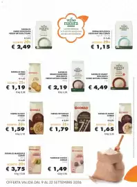 Volantino Conad Pagina 5: Farina biologica Verso Natura Conad €1,15, Farina di Kamut biologica Verso Natura Conad €4,49