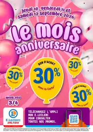Catalogue E.Leclerc | ANNIVERSAIRE 3 page 1