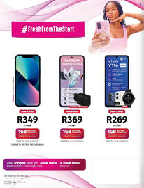 Vodacom catalogue Page 32: PreOwned iPhone 13 128GB 5G €349,00, Data €99,00