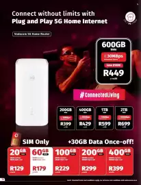 Vodacom catalogue Page 16: Vodacom 5G Home Router €449,00