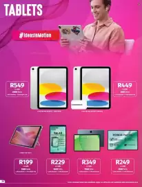 Vodacom catalogue Page 26: Lenovo Tab One 8" €199,00, IPad A16 Wi-Fi + eSIM 128GB €549,00