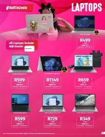 Vodacom catalogue Page 27: LENOVO Ideapad Core i7 15.6" €729,00, HP OmniBook X Flip Ultra 5 €1.149,00