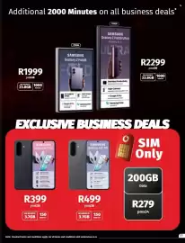 Vodacom catalogue Page 31: Samsung Galaxy A37 5G €399,00, Samsung Galaxy A57 5G €499,00