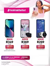 Vodacom catalogue Page 32: PreOwned iPhone 13 128GB 5G €349,00, Data €99,00